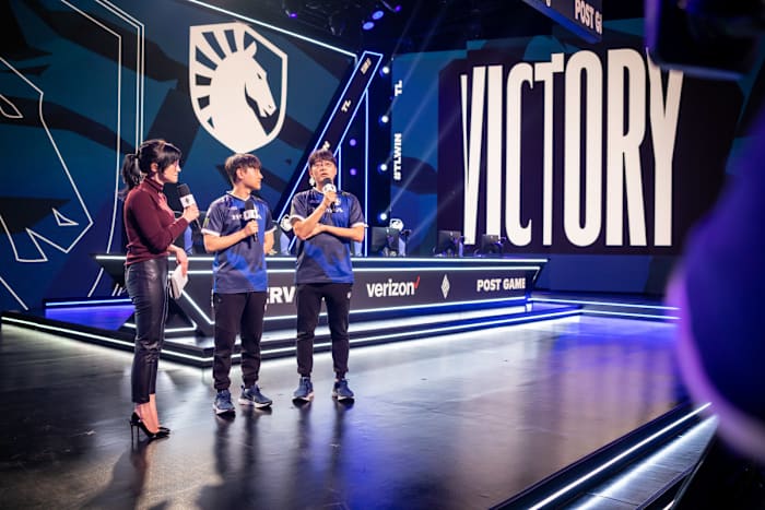 Week two of the 2023 LCS Spring Split on February 2, 2023 at Riot Games Arena. (Photo by Colin Young-Wolff/Riot Games)